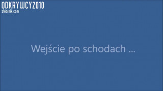 Wejście po schodach ...